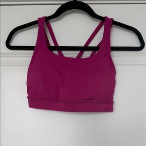 Lululemon Athletica Magenta Strappy Sports Bra